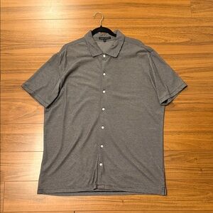 Men's Black/Gray Robert Barakett Short Sleeve Shirt